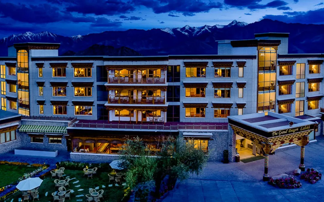 Description: Returning to the comfort of your base in Leh after the journey from Nubra via Khardung La. This final night allows you to enjoy the hotel’s premium amenities, including the sauna and steam rooms to relax your muscles after the high-altitude travel. The central location provides a luxurious setting for a final celebratory dinner featuring authentic "Chutagi" (Ladakhi pasta) and international gourmet dishes.